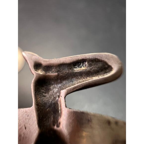 Vintage Sterling Silver Isis Goddess Pendant – Winged Egyptian Protection Amulet - Picture 5 of 9